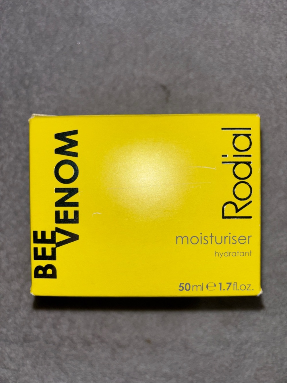 Rodial Bee Venom Moisturiser - Bright Yellow Box